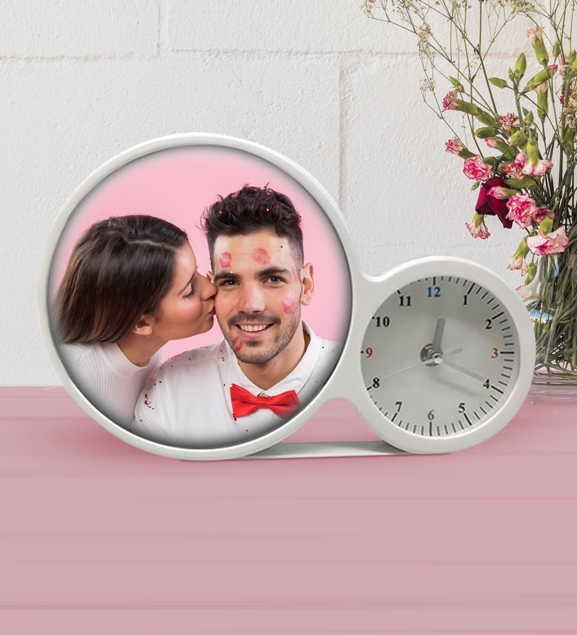Kişiye Özel Saatli Sihirli LED Ayna Çerçeve