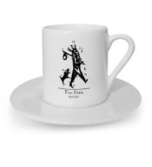 Kişiye Özel Tarot The Fool (Deli) Türk Kahvesi Fincanı