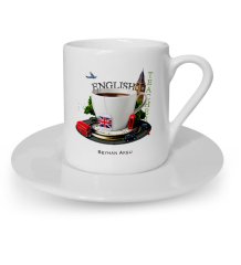 Kişiye Özel İngilizce Öğretmeni Türk Kahvesi Fincanı - 8