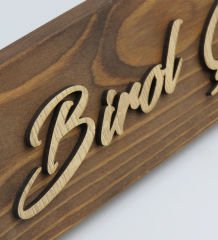 BK Gift Kişiye Özel Ahşap Kabartma Figürlü Masa İsimliği, Yeni İş Hediyesi, Arkadaşa Hediye, Ofis Hediyesi
