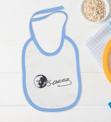 BK Kids Atatürk Temalı Mavi Bebek Body Zıbın ve Mama Önlüğü Hediye Seti-20