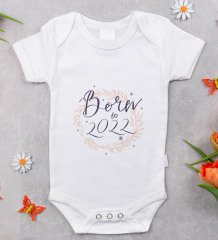 BK Kids Born To 2022 Tasarımlı Bebek Body Zıbın - Model 1