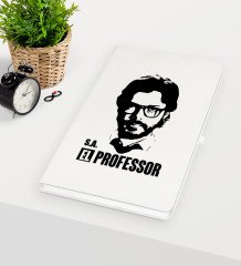 Kişiye Özel La Casa De Papel Beyaz Defter - 21