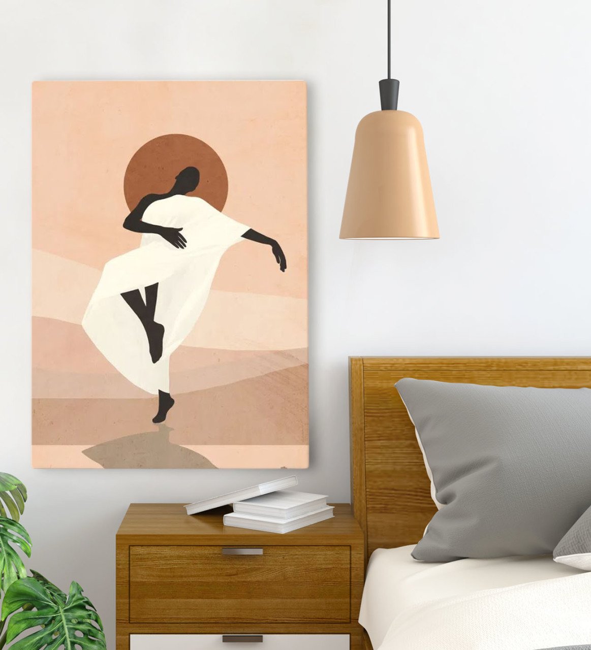 BK Gift Yatak Odası Konseptli Kanvas Tablo 70x100cm-13