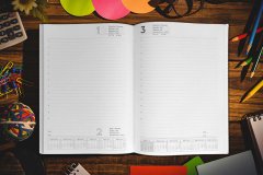 Kişiye Özel Sevgililer Günü Tasarımlı 2023 Beyaz Deri Ajanda - 15