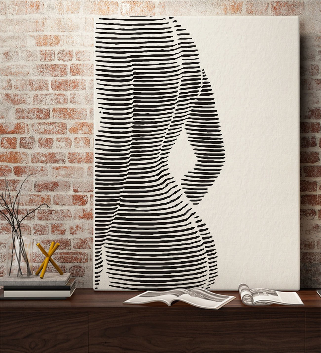 Bk Gift Fantastic Tasarımlı Kanvas Tablo-56 70X100CM Ev Dekorasyonu, Ev Hediyesi
