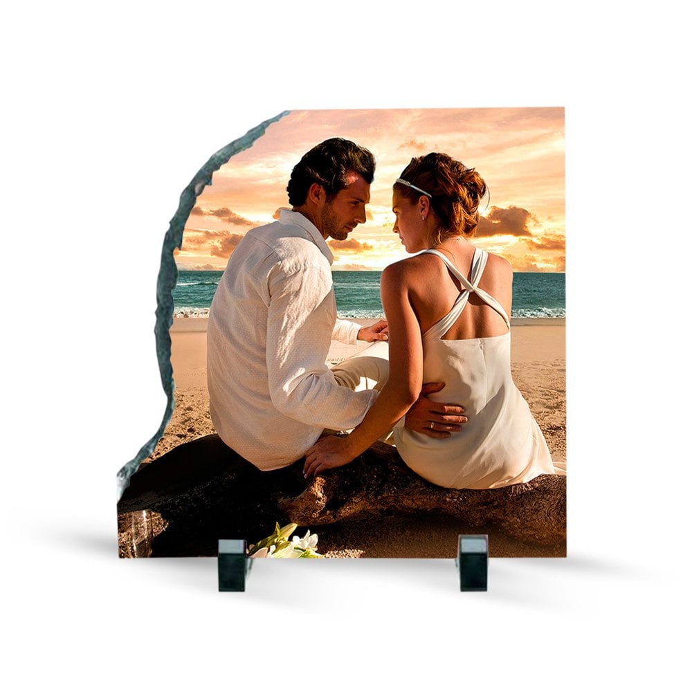 Kişiye Özel Dekoratif Kare Taş Baskı