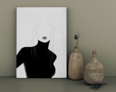 BK Home Bonjour Tasarımlı Kanvas Tablo 30x50cm-1