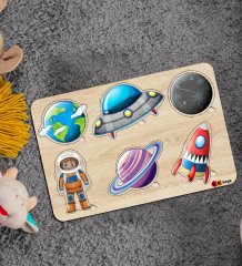 BK Toys Çocuklar İçin 4’lü Ahşap Figürlü Eğitici-Öğretici Yapboz Puzzle-4