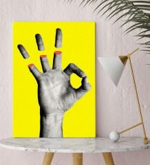 Bk Gift Fantastic Tasarımlı Kanvas Tablo-57 30X50CM Ev Dekorasyonu, Ev Hediyesi