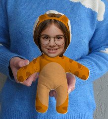 Kişiye Özel Fotoğraflı Kostümlü Çocuk Bebek Yastık-47