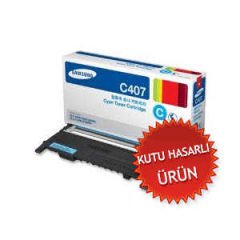 Samsung CLT-C407S/SEE Mavi Orjinal Toner - CLP-320 / CLP-325  (C) (T7923)