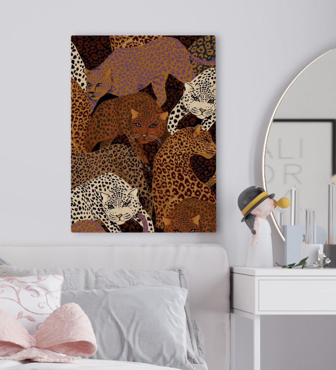 BK Gift Yatak Odası Konseptli Kanvas Tablo 50x70cm-17