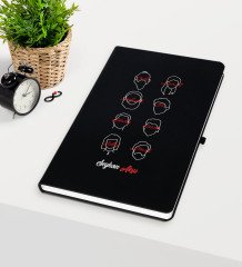 Kişiye Özel La Casa De Papel Siyah Defter - 15