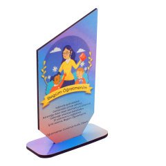 Sublimasyon HDF Ahşap Ödül Plaketi 10x19 cm
