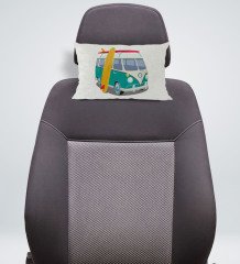 BK Gift Klasik Araç Tasarımlı Dikdörtgen Araç Koltuk Yastığı-3