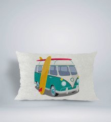 BK Gift Klasik Araç Tasarımlı Dikdörtgen Araç Koltuk Yastığı-3