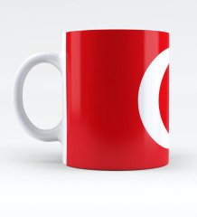 Kişiye Özel Türk Bayrağı Tasarımlı Kupa Bardak