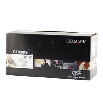 Lexmark C7700KS Siyah Orjinal Toner - C770 / C772  (T4885)