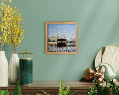 BK Home Kabe El Yapımı Ahşap Çerçeveli Tablo-1
