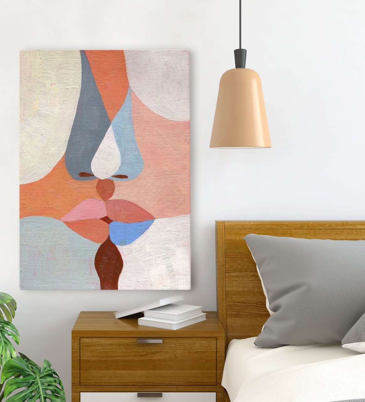 BK Gift Yatak Odası Konseptli Kanvas Tablo 70x100cm-19