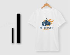 BK Gift Motorsiklet Tasarımlı Erkek Beyaz T-shirt -16, Arkadaşa Hediye, Doğum Günü Hediyesi, Sevgili Hediyesi