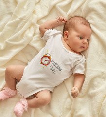 BK Kids Uyandırma Servisi Tasarımlı Bebek Body Zıbın - Model 1