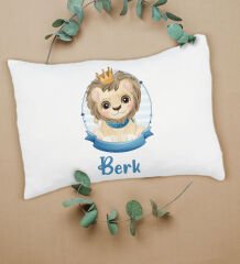 BK Kids Kişiye Özel İsimli 5 Parça Kırmızı Bebek Body Zıbın Yastık Hediye Seti, Yeni Doğan Bebek Giyim Hediyesi-5