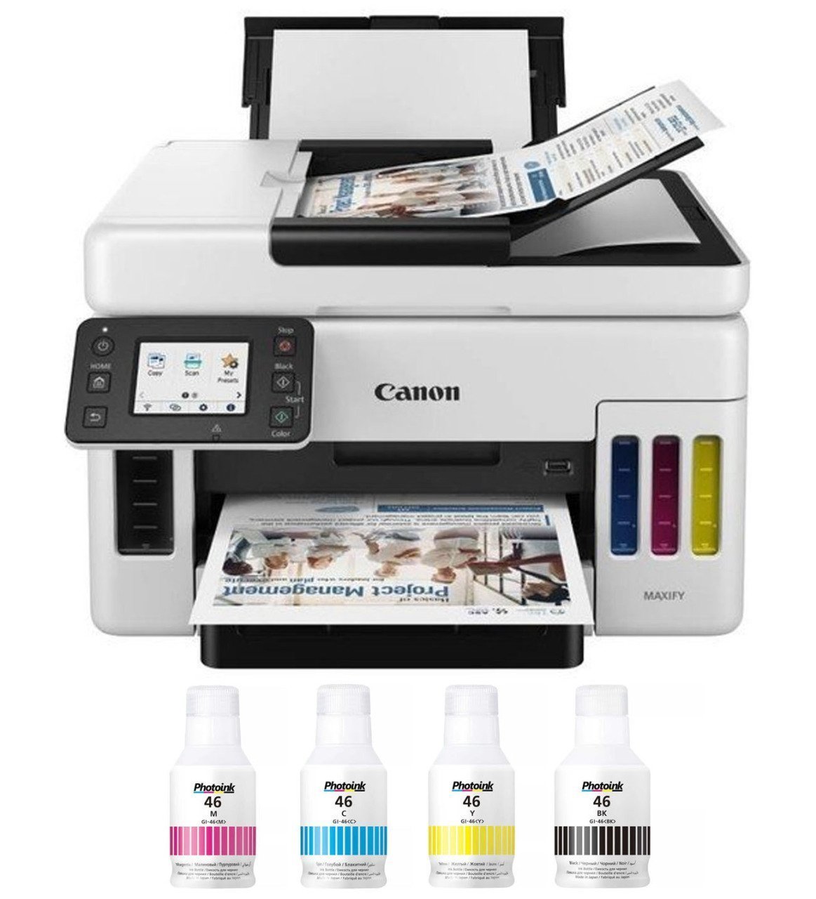 Canon Maxıfy GX6040 Photoink Mürekkepli Tanklı Çok Fonksiyonlu Yazıcı