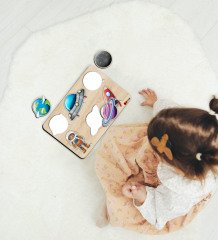 BK Toys Çocuklar İçin Ahşap Figürlü Eğitici-Öğretici Yapboz Puzzle-15