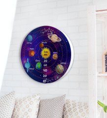 BK Gift Güneş Sistemi Tasarımlı 40cm Dart Oyun Seti