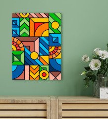 BK Gift Otel Odası Konseptli Kanvas Tablo 30x50cm-23