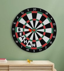 Kişiye Özel İsimli Eğlenceli 40cm Dart Oyun Seti Model 1
