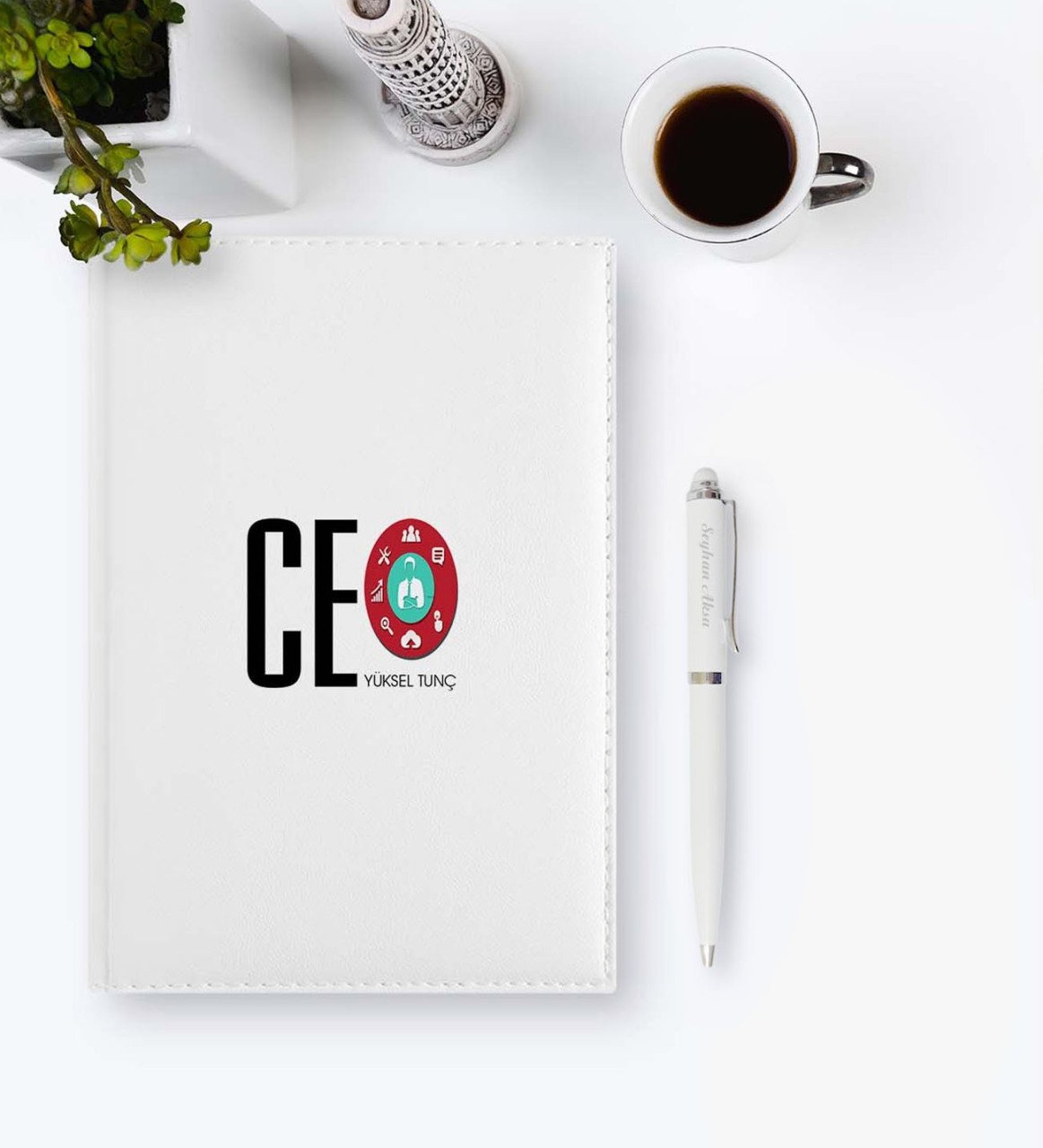 Kişiye Özel Mesleki CEO 2023 Deri Ajanda & Kalem Hediye Seti - 2