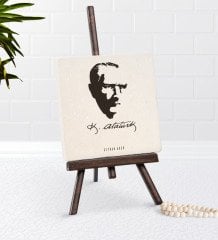 Kişiye Özel Atatürk Temalı Şovaleli Doğal Taş-23