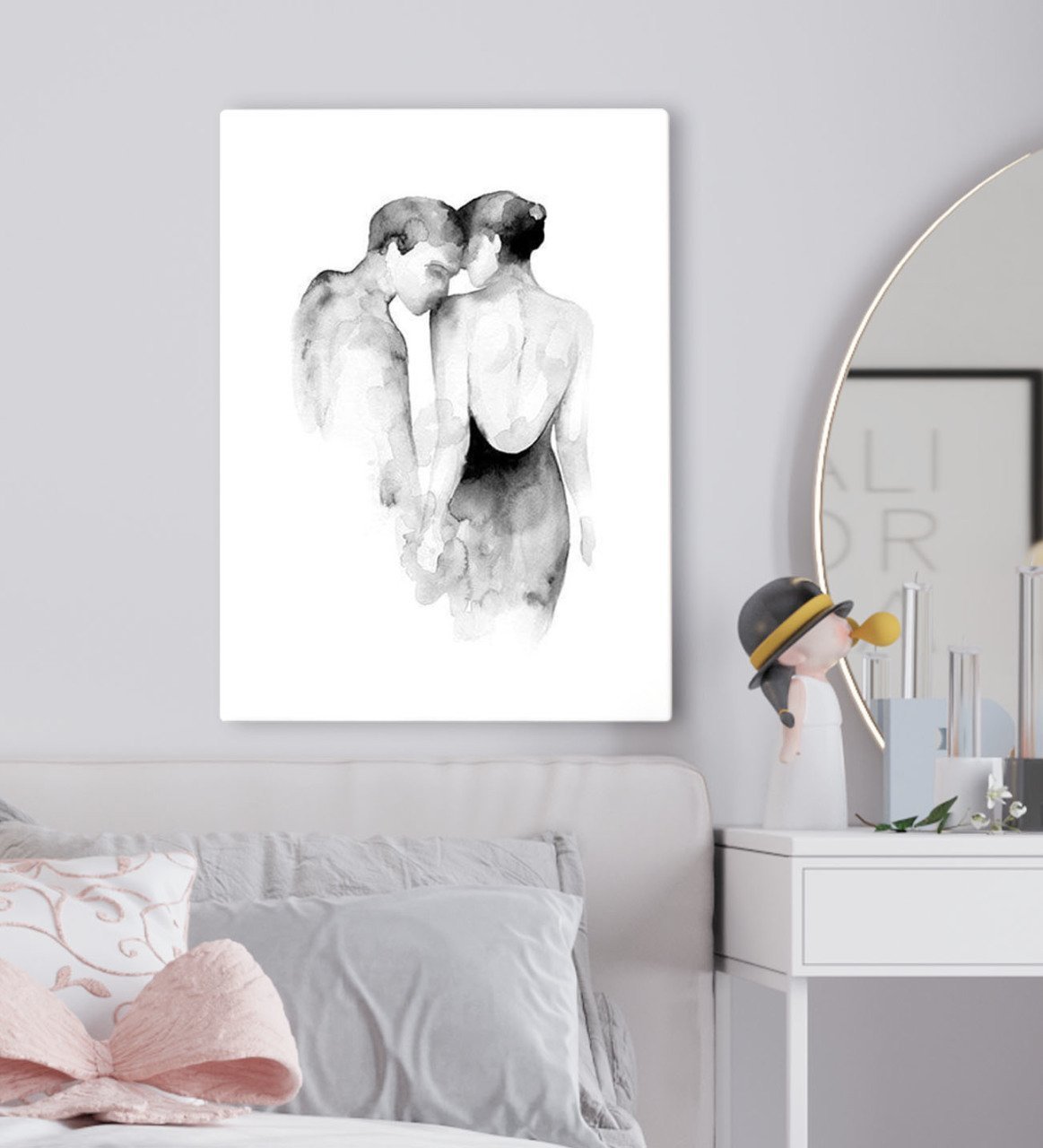 BK Gift Yatak Odası Konseptli Kanvas Tablo 50x70cm-24