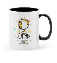 Kişiye Özel En İyi Sınıf Öğretmeni Siyah Kupa Bardak - 4