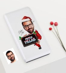 Kişiye Özel Yılbaşı Temalı Bay Karikatürlü Pb-159 7000 mAh Powerbank - 1