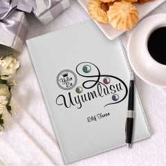 Kişiye Özel Yılın En Uyumlusu 2023 Beyaz Deri Ajanda