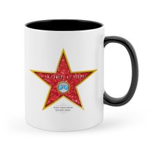 Kişiye Özel Okulda Ünlüyüm Siyah Kupa Bardak - 2