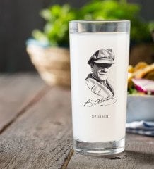Kişiye Özel Atatürk Temalı Rakı Bardağı-17