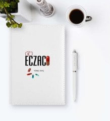 Kişiye Özel Mesleki Eczacı 2023 Deri Ajanda & Kalem Hediye Seti - 3