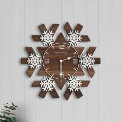 BK Gift Kişiye Özel İsimli Dekoratif 45cm Ahşap Duvar Saati-15 , Ev hediyesi , Arkadaşa Hediye , Sevgiliye Hediye