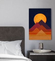 BK Gift Yatak Odası Konseptli Kanvas Tablo 30x50cm-27