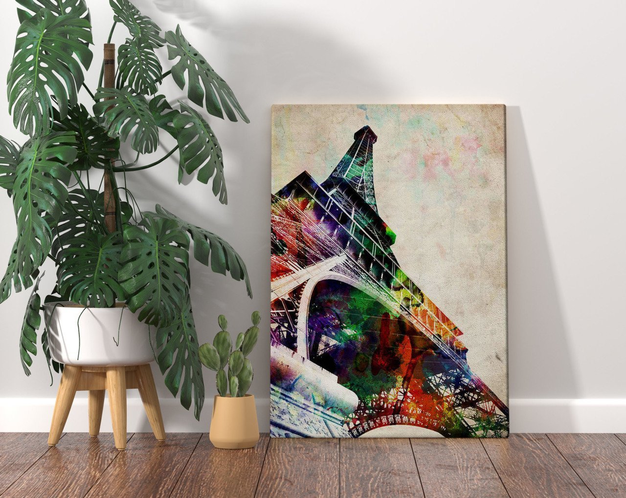 BK Home Eiffel Tower Tasarımlı Kanvas Tablo 70x100cm-1