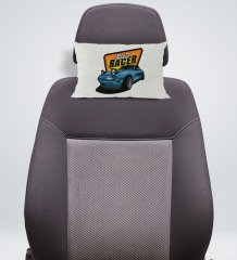 BK Gift Street Racer Tasarımlı Dikdörtgen Araç Koltuk Yastığı-1