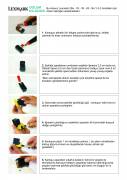 LEXMARK 29A UYUMLU RENKLİ KARTUŞ Kolay Dolum Seti - Z1320/ Z1300/ Z1310/ Z845/ X2550/ X5075/ X5070