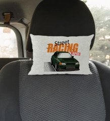 BK Gift Street Racing Tasarımlı Dikdörtgen Araç Koltuk Yastığı-1
