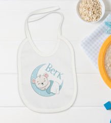 BK Kids Kişiye Özel İsimli 5 Parça Beyaz Bebek Body Zıbın ve Battaniye Hediye Seti, Yeni Doğan Bebek Giyim Hediyesi-6