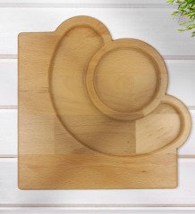 Kişiye Özel Sevgililer Karikatürlü Viski Bardağı ve Doğal Masif Ahşap Yarım Ay Sunum Tabağı Çerezlik Hediye Seti-97